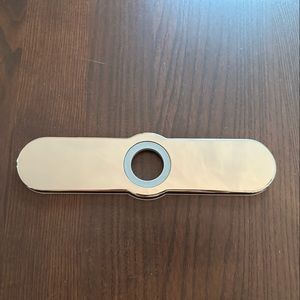 Signature Hardware Kitchen Faucet Deck Plate Polished Nickel